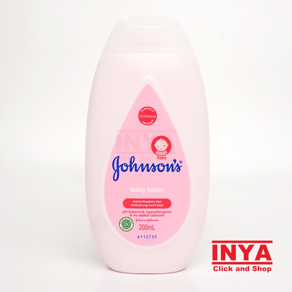 JOHNSON BABY LOTION 200ml - Hand &amp; Body Lotion Bayi