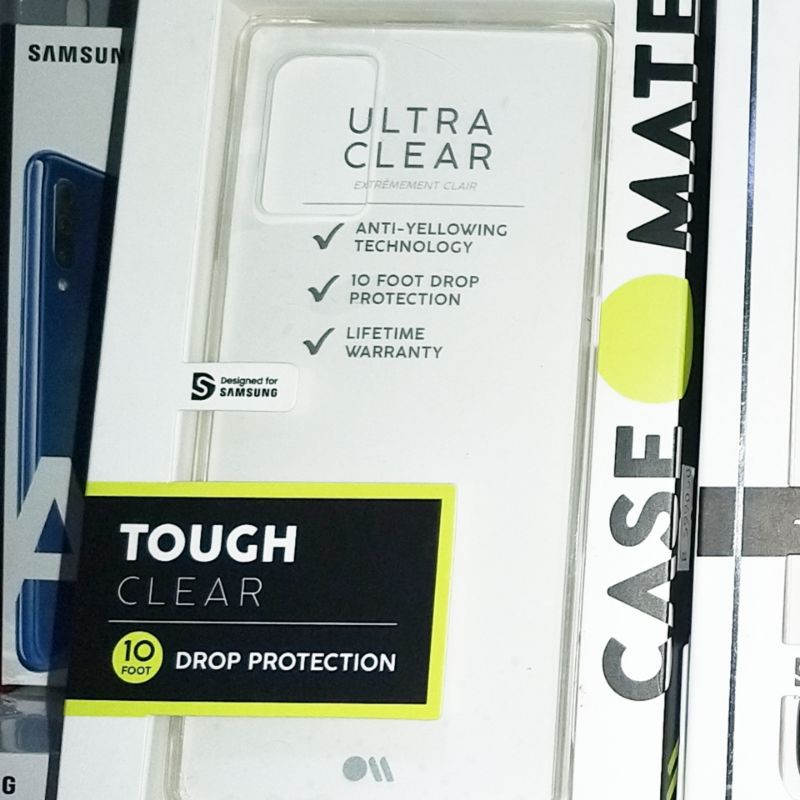 Samsung Galaxy S10 Plus Note 10 Original Casemate Tough Clear Smoke Case Casing Bening Silikon