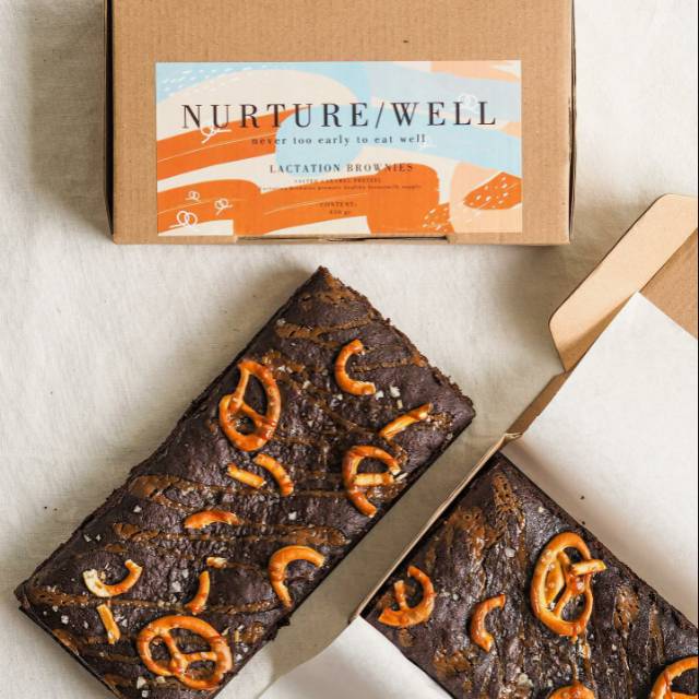 

Salted Caramel Pretzel lactation brownies (asi booster)