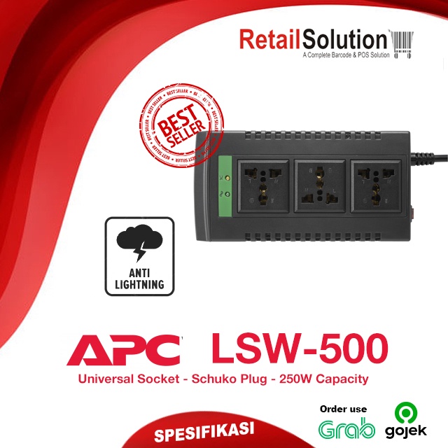 Stabilizer APC LSW500 IND - AVR 500VA 250W