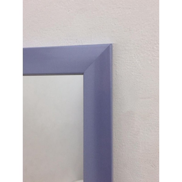 Cermin Dinding Minimalis Kaca Cermin Gantung full badan 95 X 35-Ungu metalic