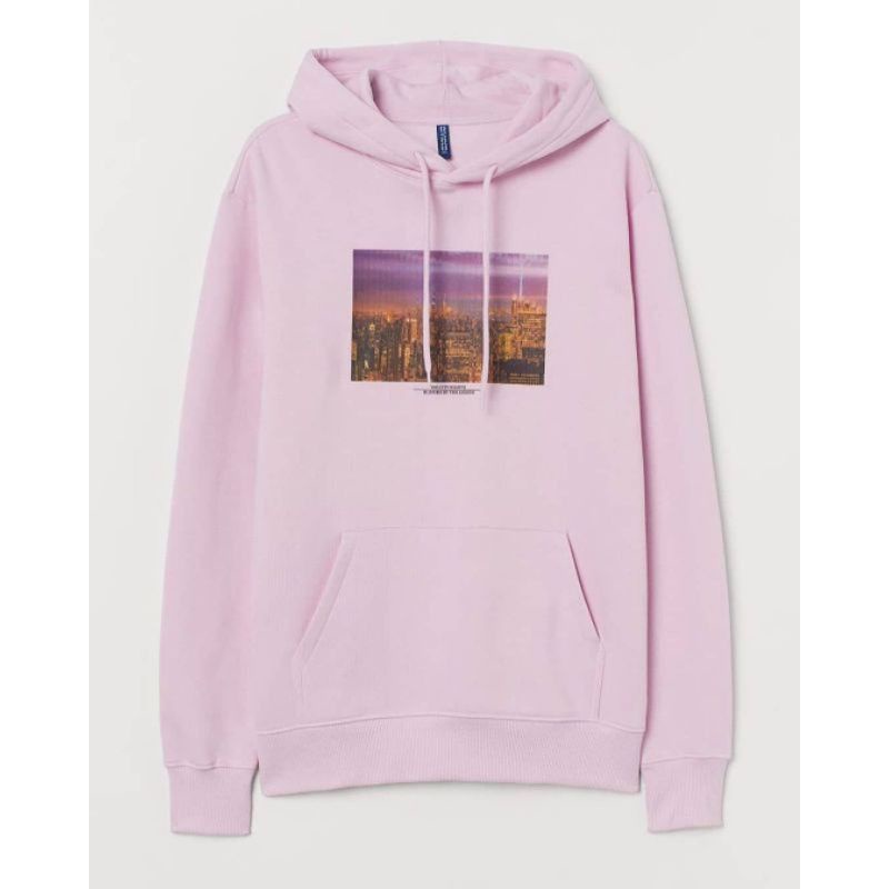 Hoodie Big City Pink H*M