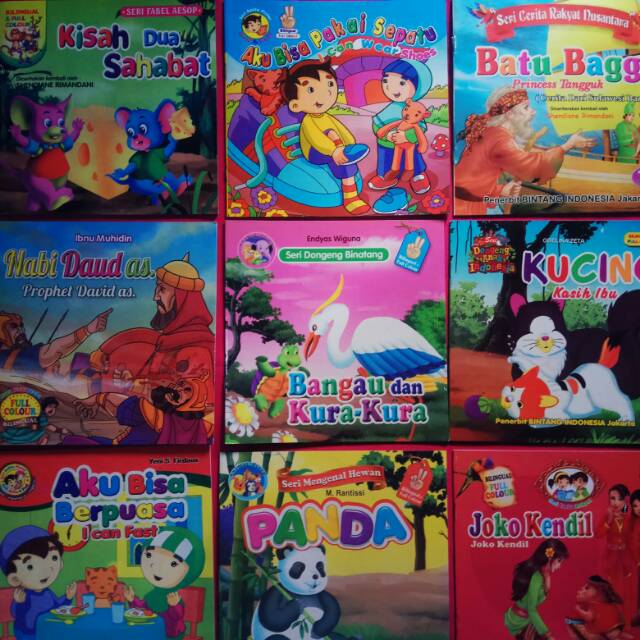 Buku Cerita Anak Paket 24 Buku Souvenir Ulang Tahun Edukasi Anak