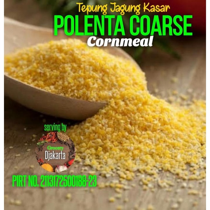 

Polenta Coarse 5kg / Polenta / Tepung Jagung Kasar Tanpa Gluten 5kg
