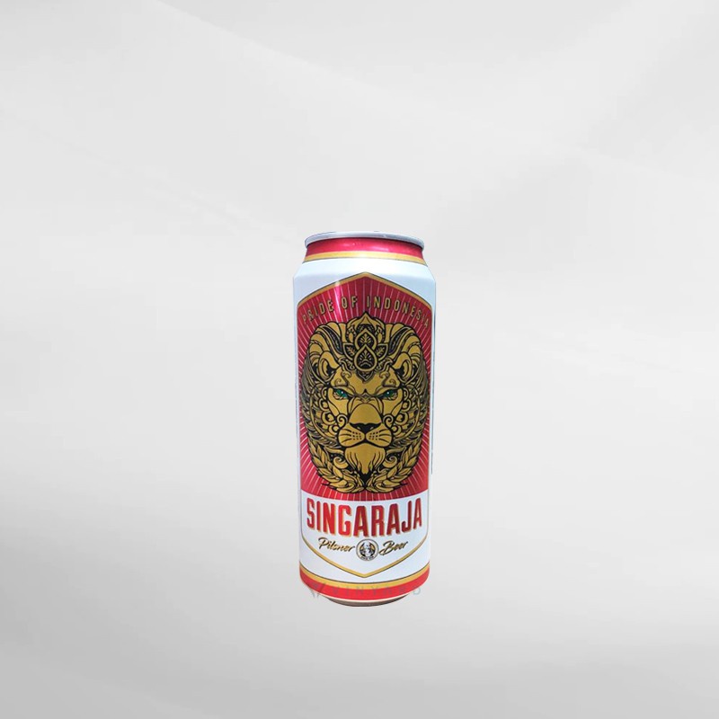 Singaraja Pilsner Beer Can 500 Ml ( Original &amp; Resmi By Vinyard )