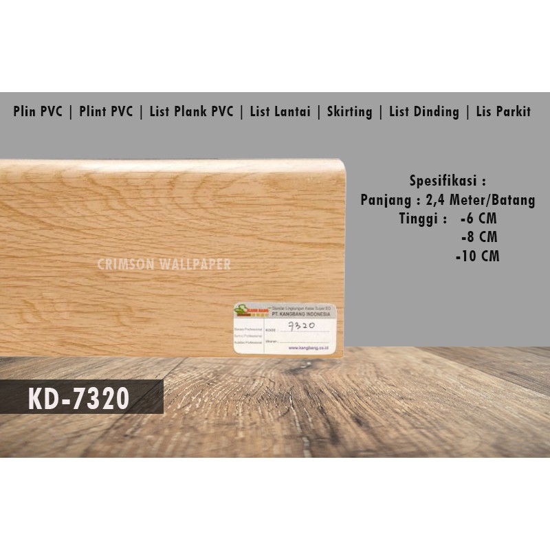 Plin Pvc Plint Pvc List Plank Pvc List Lantai Skirting List Dinding Lis Parkit Shopee Indonesia