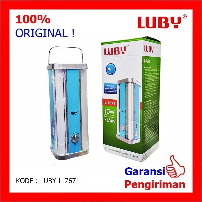 Lampu Darurat Lampu Emergenci Emergency Lamp Luby L 7671 ( 7671 )