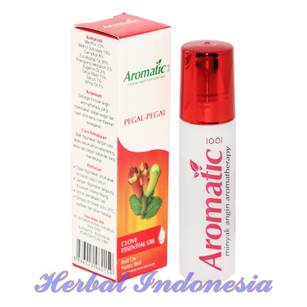 Minyak Angin Aromatherapy Roll On | Aromatic PEGAL PEGAL  8 ml