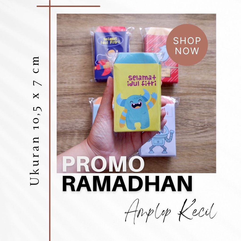 

Amplop Angpao Edisi Lebaran Karakter Lucu, Unik, Menggemaskan! (Ukuran Kecil)