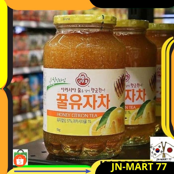 

MAKANAN KOREA/KOREAN FOOD/MINUMAN KOREA INSTANT OTTOGI HONEY CITRON TEA-TEH JERUK MADU ASLI 1 KG ORI