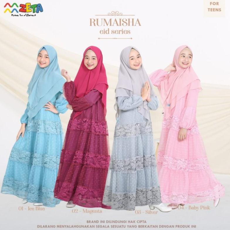 GAMIS ANAK ZETA OUTFIT RUMAISHA SERIES | KALEENA SERIES