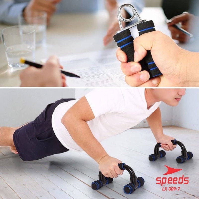 AB Wheel Set SPEEDS Set Alat Fitness Push Up Stand Bar Double Wheel Roller Kit Tali Skipping 009-7-3