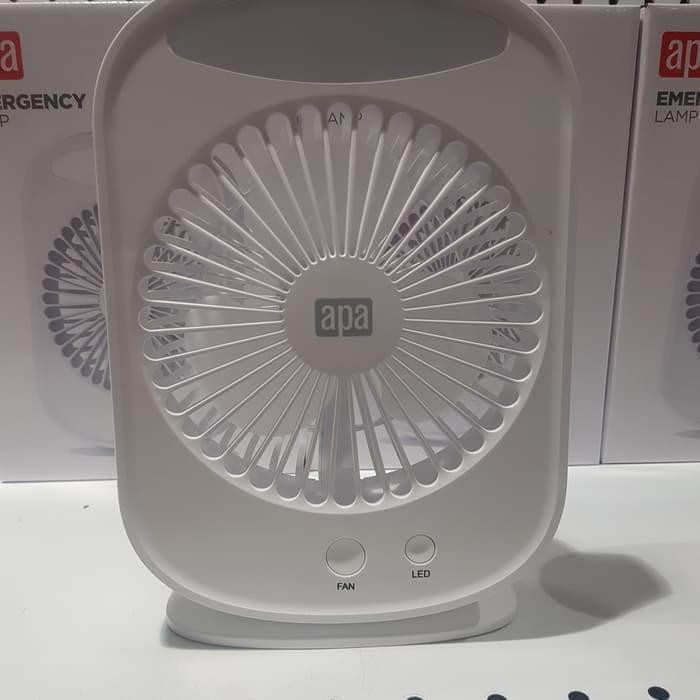 LAMPU DARURAT EMERGENCY LAMP PLUS KIPAS ANGIN PORTABLE APA