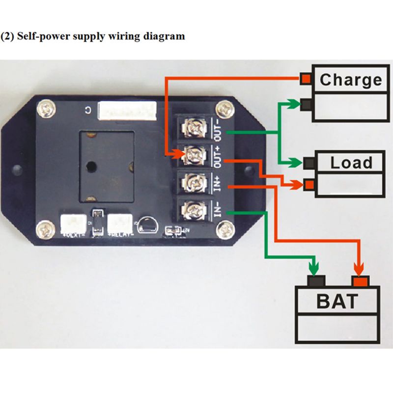 Btsg LCD Display Digital Ammeter Voltmeter Multimeter Daya Tegangan Arus Coulomb