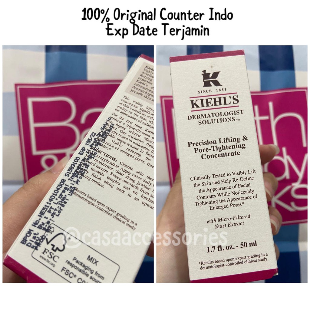 Kiehls Precision Lifting and Pore Tightening Concentrate 50ml KIEHL'S