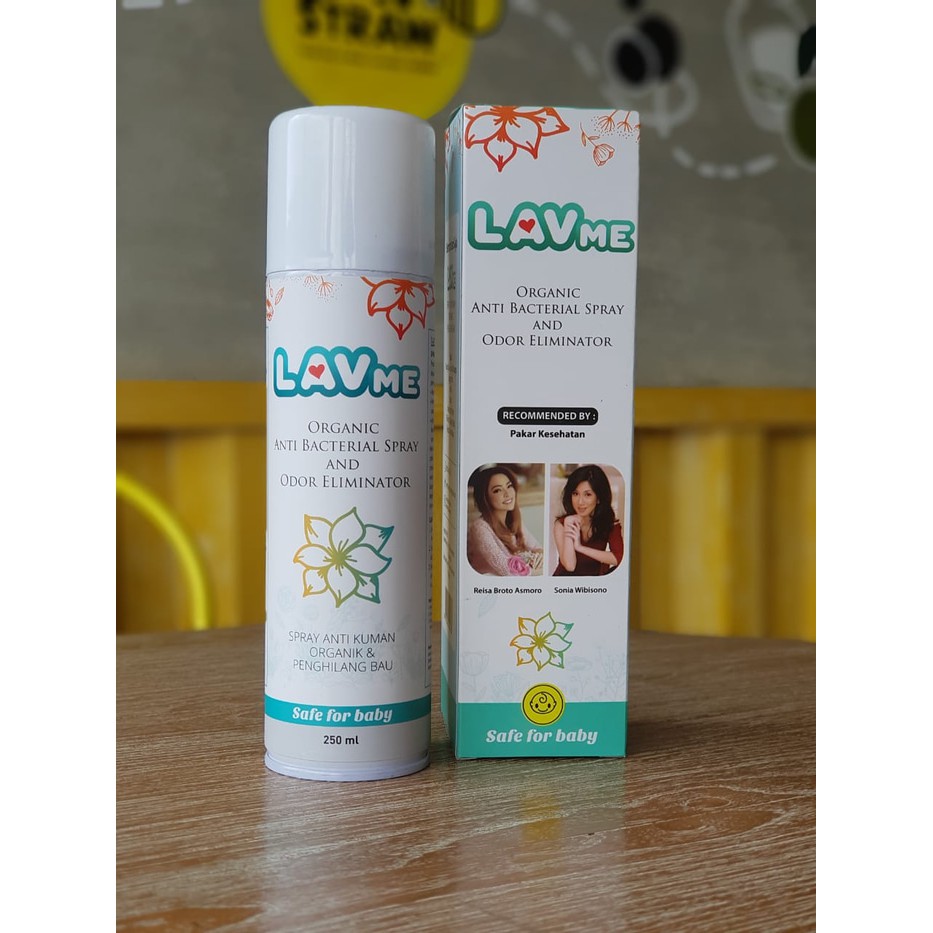 Lavme Organic Anti Bacterial Spray &amp; Odor Eliminator - 250ml