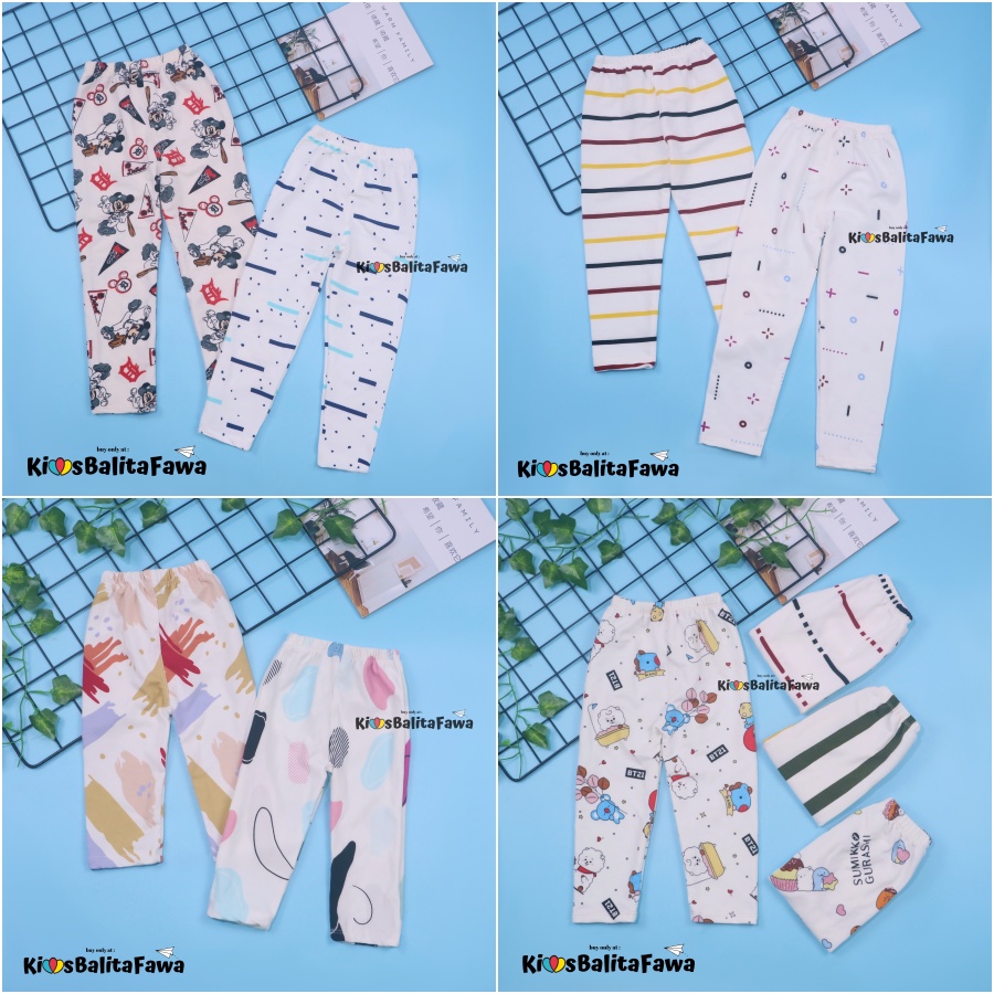 [IMPORT] Legging Nara uk Bayi 3-12 Bulan / Leging Motif Ketat Panjang Premium Anak Perempuan Celana