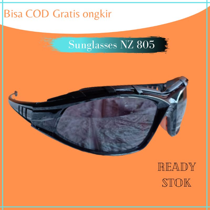 NZ805  Kacamata Hitam Putih Coklat Pria Wanita Sapety Fashion Original Bersepeda Bermotor Eyeglasess