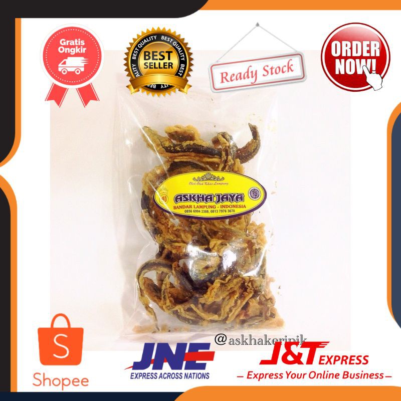 

Keripik Belut Ashka Jaya Keripik Belut Cemilan Lampung Oleh Oleh Lampung Khas Lampung Snack Lampung