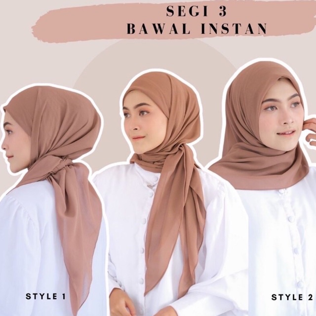 Segitiga Instan Bawal 1 layer plus inner/Segi3/Segiempat Instan Inner