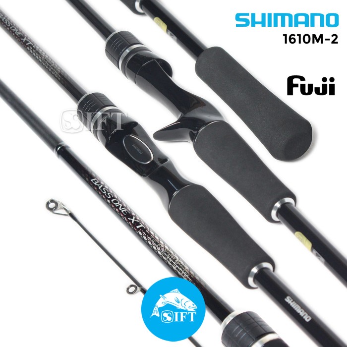 Termurah.. Joran Bc Shimano Bass One Xt 188 ~ 208 Cm Baitcasting Fuji Carbon Cv