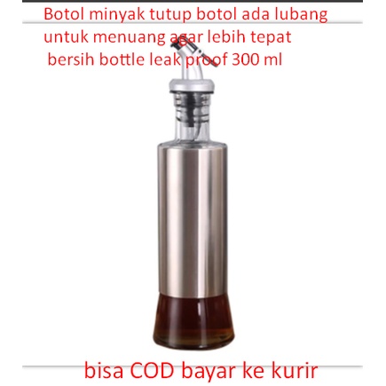 Promo Botol Minyak Tutup Botol Ada Lubang Untuk Menuang Agar Lebih Tepat Bersih Bottle Leak Proof