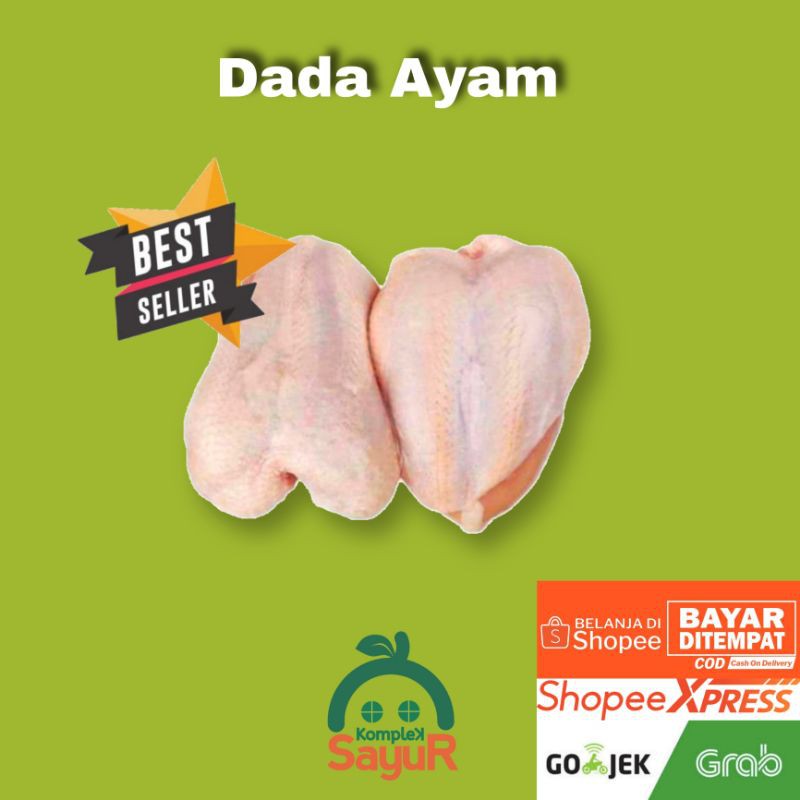 

Dada Ayam Premium Segar 500 gr - 1 kg / Ayam Dengan Kulit