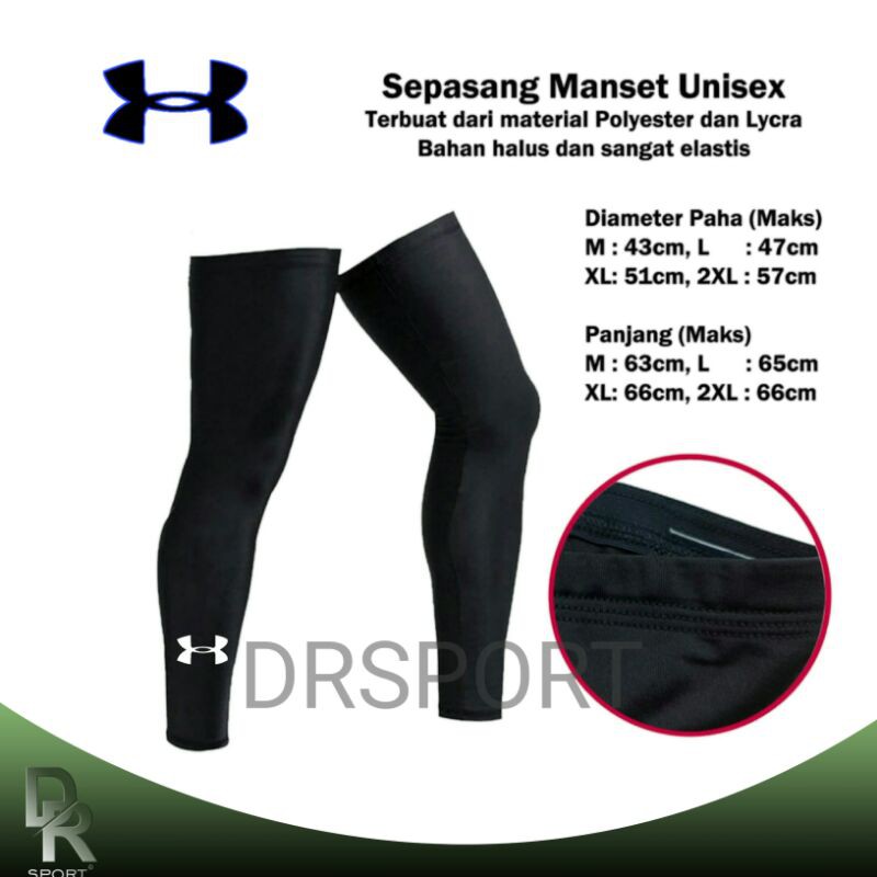 MANSET KAKI/LEG SLEEVE PELINDUNG KAKI PRIA & WANITA/Manset Kaki Olahraga Manset Kaki Volly