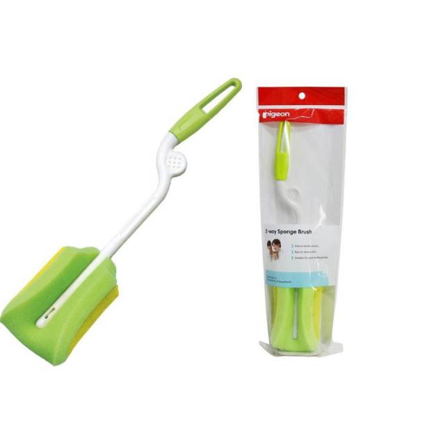 Pigeon 2 Way Sponge Brush - Sikat Botol Spon Pigeon - Pembersih Botol spon