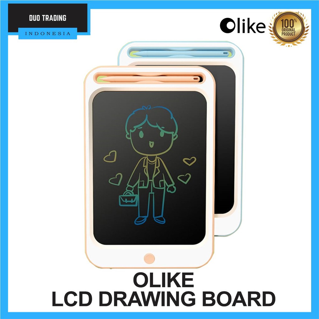 

Olike LCD DRAWING BOARD papan tulis digital ORIGINAL