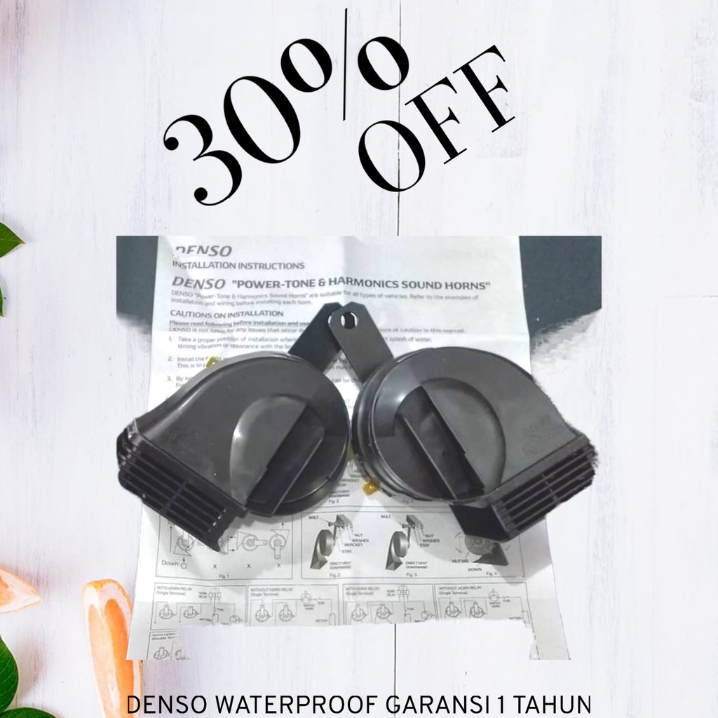 RC90A ORIGINAL Klakson denso waterproof 12v tahan air DLL rcb ktc hella rizoma wr3 avanza xenia vios
