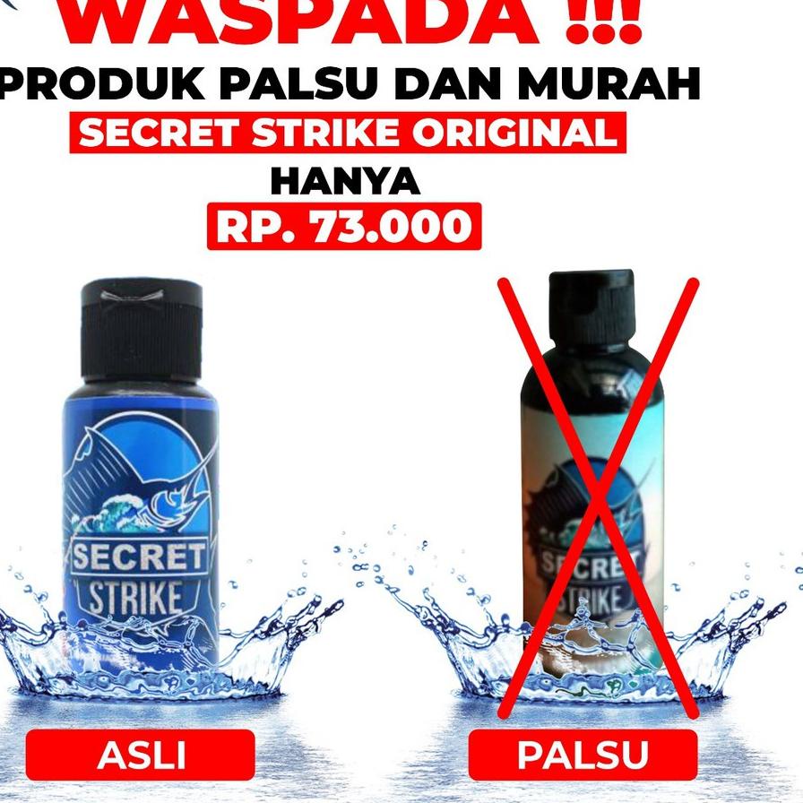 Baru - SECRET STRIKE - Original Essen Mancing Pancing 3x Lebih Cepat Strike Umpan Ikan Laut Ikan Lel