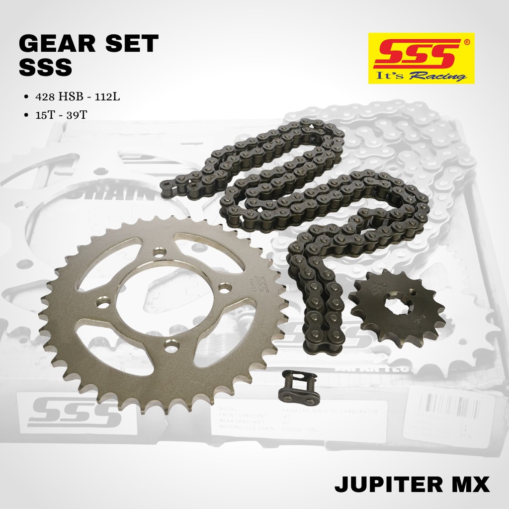 Gear gir set paket sss Jupiter mx old 428 15 39