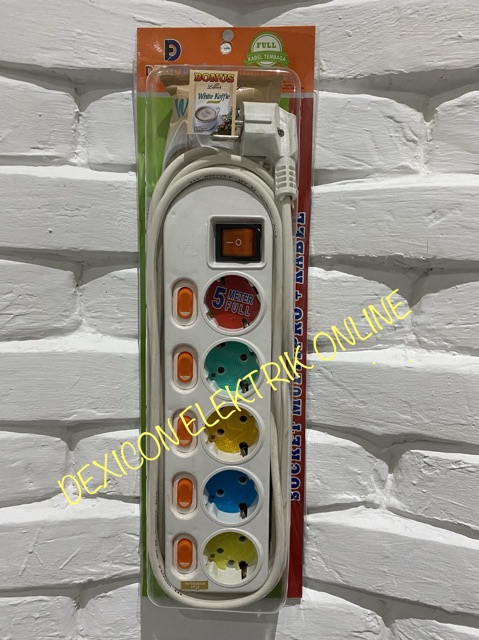 Stop kontak/multipro 5 Lubang/terminal colokan listrik/colokan listrik/sambungan colokan listrik