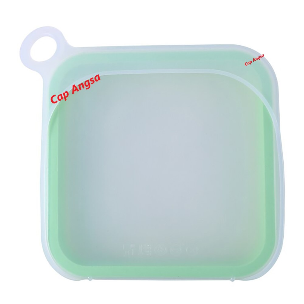 LUNCH BOX SILICONE SANDWICH BAG REUSABLE TEMPAT ROTI KOTAK WADAH BEKAL BENTO CONTAINER SILIKON WRAPS