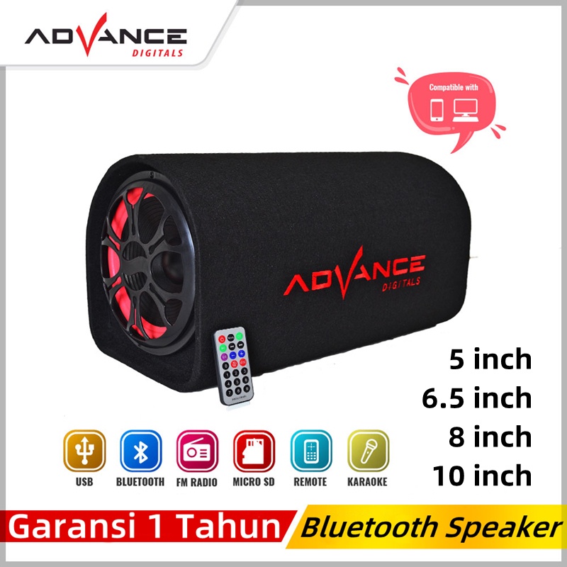 【Garansi 1 Tahun】Advance Bluetooth Speaker 5&quot;/6.5&quot;/8&quot;/10&quot; Multimedia Speaker