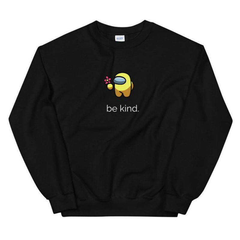 S - XXXXXL(6XL) Sweater AMONG US Crewneck Among Us Be Kind Sweatshirt BIGSIZE OVERSIZE