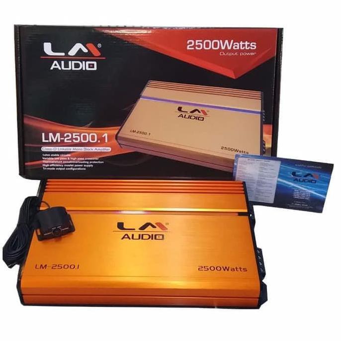 Power Monoblok LM 2500 LM 2500.1D 1 Channel