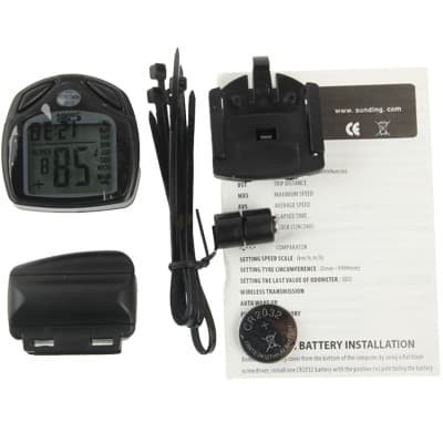 Speedometer Sepeda Wireless Display LCD - SD-548C - Black