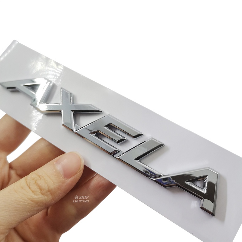 1pc Stiker Emblem Tulisan ALEXA Bahan ABS Untuk Dekorasi Mobil MAZDA 3 AXELA