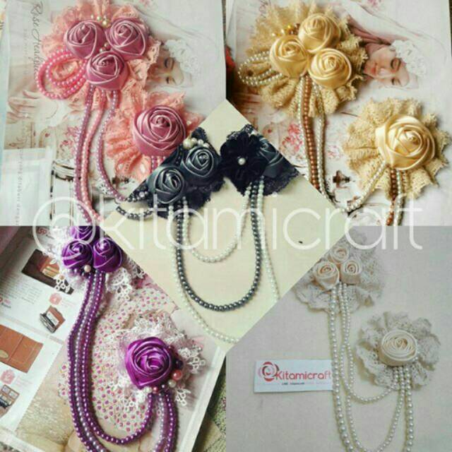Headpiece hijab / bros juntai