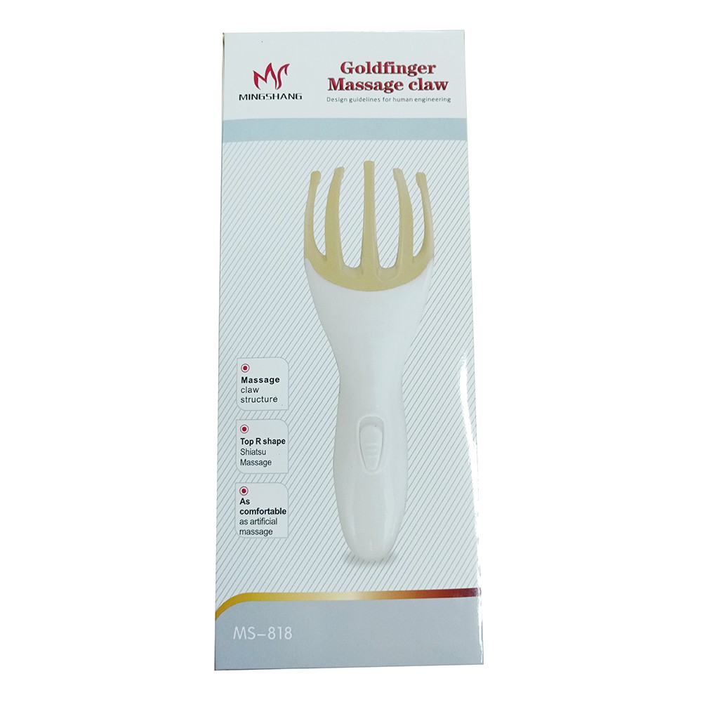 MINGSHANG Alat Pijat Kepala Electric Head Massager Vibration Claw Gripper - MS818 - Beige