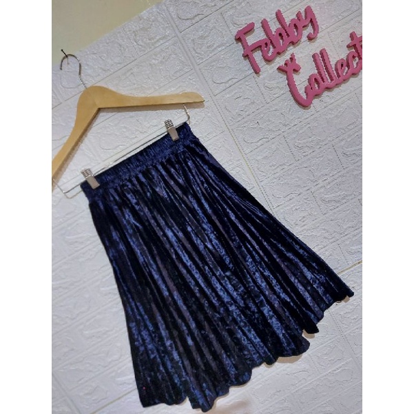 ROK PLISKET BLUDRU 7/8 // ROK BLUDRU IMPORT// VELVET BLUDRU ROK// ROK ANDIN