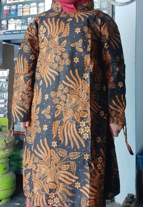 Terlaris Serut Genes Jelita Tunic Navbor Yelbor Whitbor Creambor Tunik Batik Modern Hrb030 Dolbi Dob