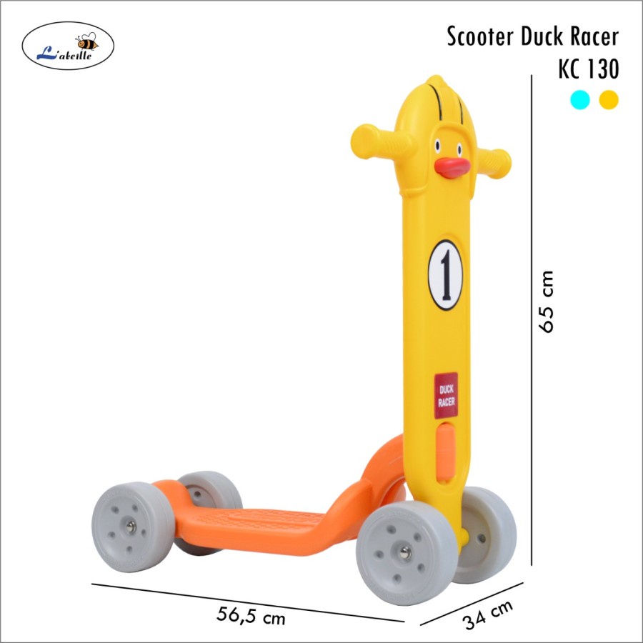 LABEILLE SCOOTER DUCK RACER KC-130 Skuter Otoped Anak