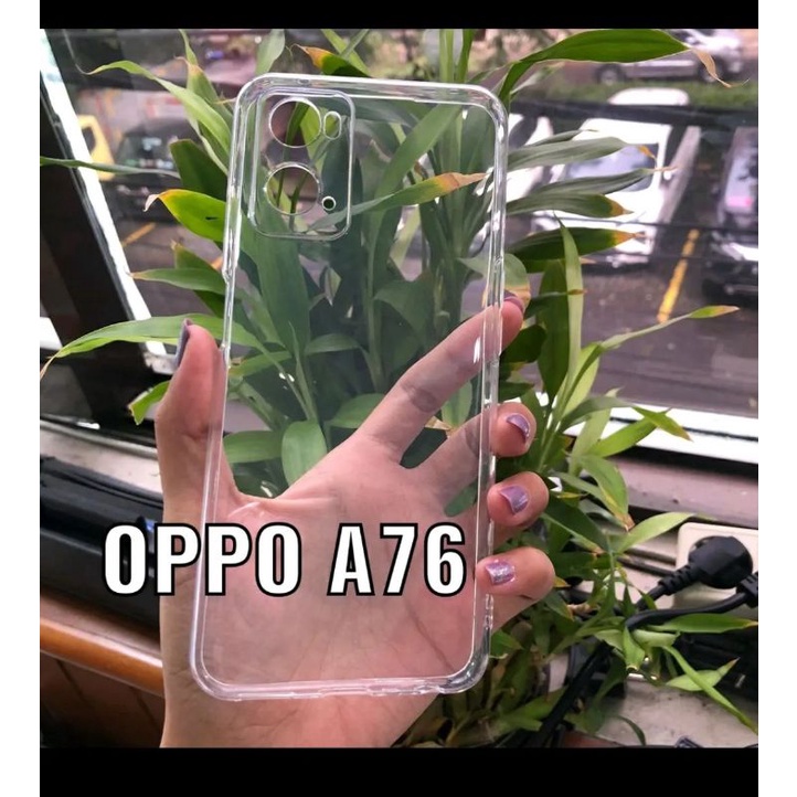Oppo A76 A36 A96 A77 Casing Soft Case Silikon TPU Transparan Clear Slim Bening Clear