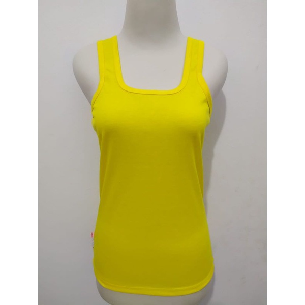 Tanktop wanita tali besar /Singlet wanita premium#Tanktop Jumbo Virtus#Promo-Kuning soft