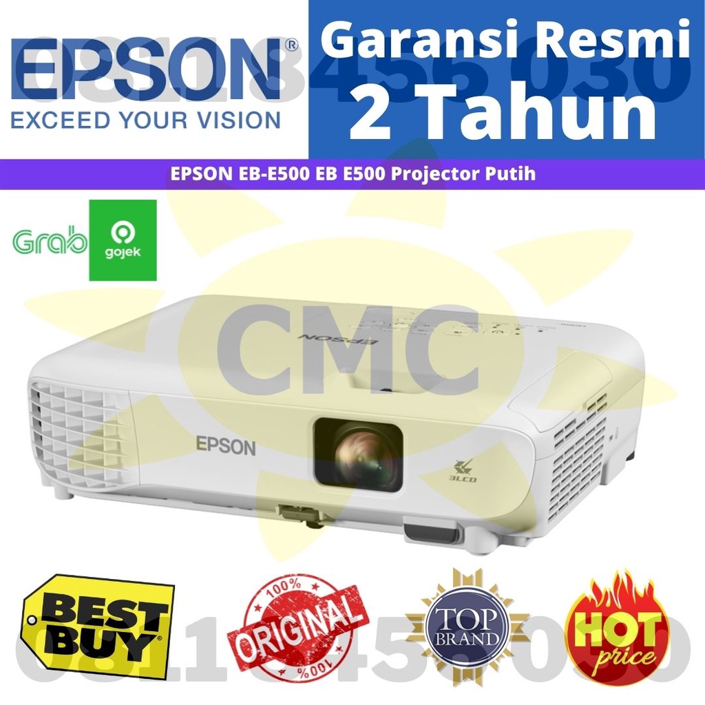 Epson EB E500 LED Projector XGA RESMI