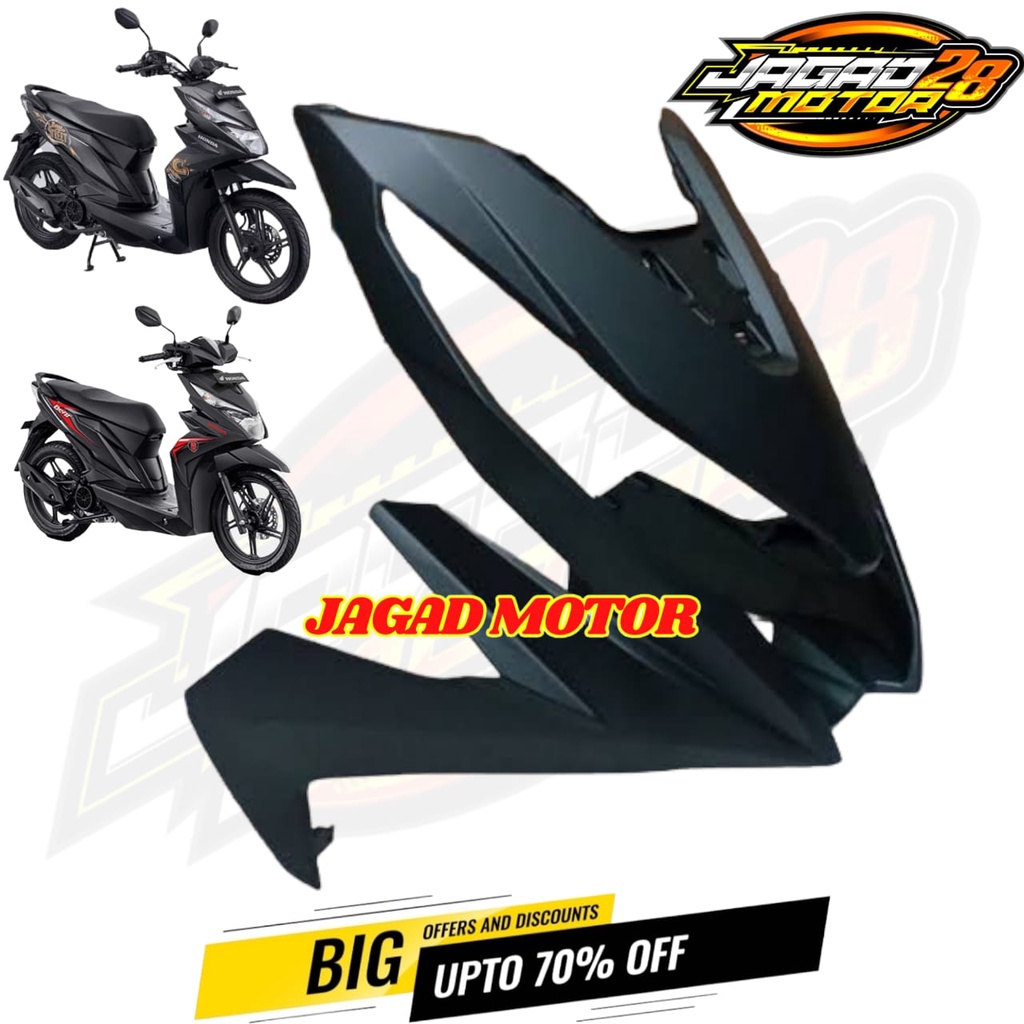 Tameng Depan Honda Beat New Esp Beat Street 2016 2017 2018 2019 Hitam Doff / Dasi Depan Honda Beat New Esp Beat Street 2016 2017 2018 2019 Hitam Doff / Cover Body Bodi Depan Honda Beat New Esp Beat Street 2016 2017 2018 2019 Hitam Doff