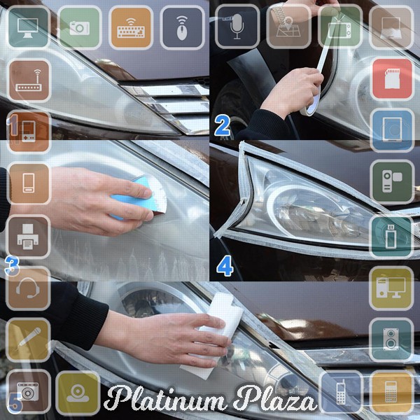 Goxfaca Cairan Pemutih Lampu Mobil Headlight Polish Repair Coat 10ml - LE01646`2QEOP5-